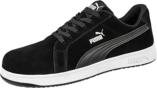 PUMA Safety Iconic Suede Black Low Sicherheitsschuh schwarz Gr. 44