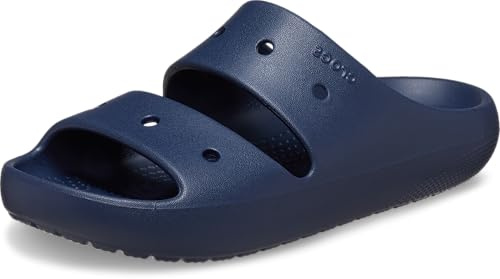 Crocs Unisex Adults, Classic Sandal v2, Navy, 6 UK Men/ 7 UK Women