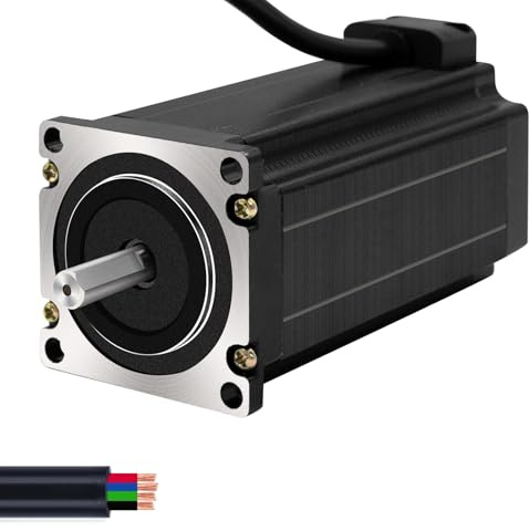 iMetrx Nema 23 1PCS Schrittmotor 112mm 2.8N.m 4.25V 5.0A Halten Drehmoment 2-Phasen 4-Draht 1.8 Deg für CNC Mühle Kit oder 3D Drucker