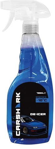 CARSHARK Fast Acting De-icer 750ml for Car Windows, Door Locks, Latches, Headlights