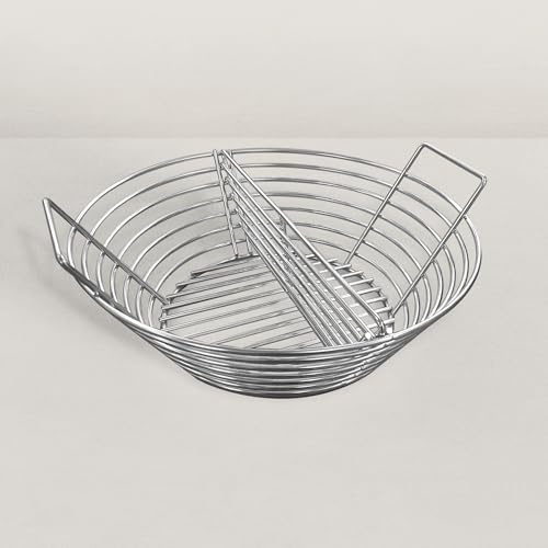 Kokko Panier pour Charbon en INOX Rehausse la Position du Charbon dans Le Permet d'utiliser Moins de Charbon Facilite l'entretien du