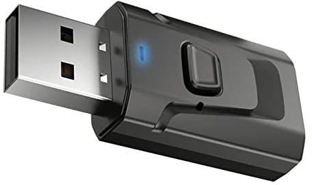 Receptor USB 5.0 4 en 1 Calidad de Sonido Clara Plug and Play Transmisión Estable Adaptador de Audio para Computadora, TV, y Parlantes para Automóvil