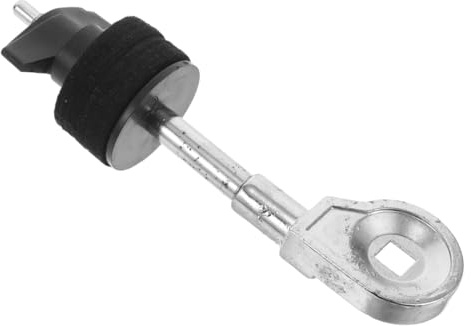 Apilador de Platillos Metálico Negro para Batería, 1 Pieza | Montaje para Kit de Percusión, Instalación Fácil, Diseño de Pata Único, para Actuaciones y Entusiastas