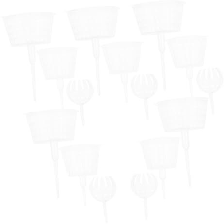 Toyvian Boîte D'engrais pour Orchidées en Plastique, 15 Pièces, Blanche