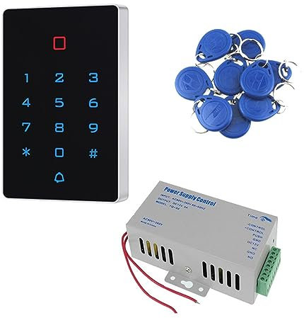 Scheda elettronica per apricancello, retroilluminazione touch card controllo accessi tastiera serratura apriporta impermeabile password di apertura remota per fabbriche, scuole, residenze e luoghi di