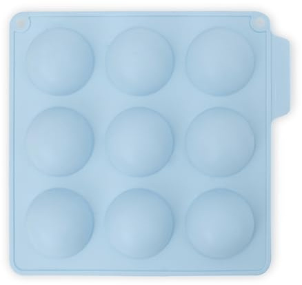 CÉCOA • Moule Silicone Mini Demi-Sphères 5 cm • 9 Cavités • Guimauve, Chocolat, Gâteau • Sans BPA • Anti-Adhésif • -40°C à +230°C • Moule Gâteau, DIY, Pâtisserie Maison, Bonbons, Enfants