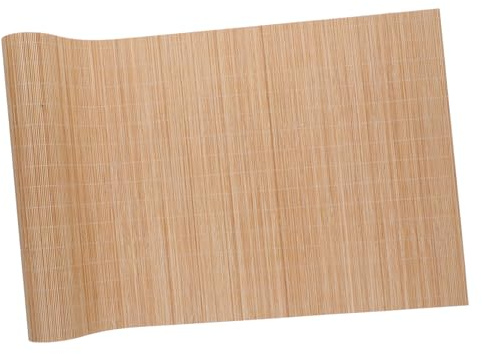 MAGICLULU Mantel Resistente al Desgaste y Fácil de Limpiar de Mesa de Bambú Natural 2 Metros Adecuado para Buffets y Fiestas en Comedor