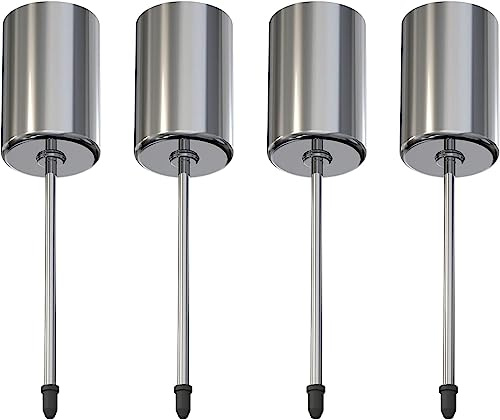 Adventskranz Kerzenhalter,Retro Silber Adventskerzenhalter Metall Kerzenleuchter 4 Stück, für Adventskranz Weihnachten Kerzenteller Mit Dorn