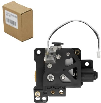 Bamboo Lab X1 - Unità di estrusione per stampante 3D in carbonio X1, X1C, X1, doppia marcia, in acciaio temprato, parti di ricambio complete per estrusore, elevata forza di estrusione, antiscivolo per