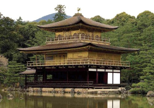1/100 Scale Model - Kinkaku-ji - Temple of the Golden Pavilion - Construction Kit