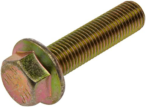 Dorman M10-1.25 x 40mm JIS 'Class 10.9' Sechskant Flanschbolzen Edelstahl Schraube, bei Bedarf fertig zum Bemalen, 10 Stück