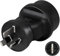 Hama Reiseadapter Australien China Typ I (Adapter für Argentinien, Neuseeland, Papua-Neuguinea, Uruguay) Reisestecker schwarz