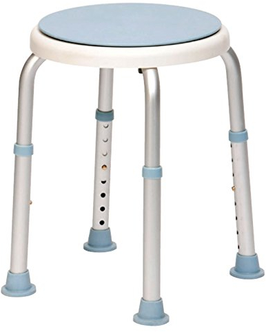 Drive Rotating Rounded Bath / Shower Stool with Swivel Seat