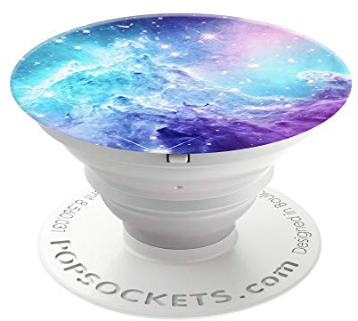 PopSockets PopGrip - [Nicht Austauschbarer] Ausziehbarer Sockel und Griff für Smartphones and Tablets - Monkeyhead Galaxy