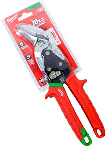 Milwaukee Snips Curved for Continuous Cuts, Red