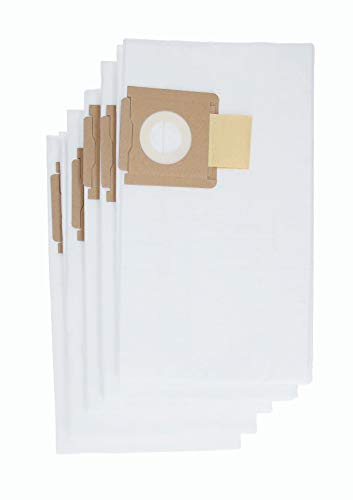 Bosch Accessories 2608000709 5 Sacs en Non-tissé (pour Gas 12-25 PL, Accessoire de Dispositif d'aspiration de poussière), Gris