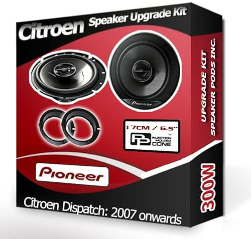 Dispatch Speaker upgrade Front Door Pioneer car speakers 6.5 17cm 300W