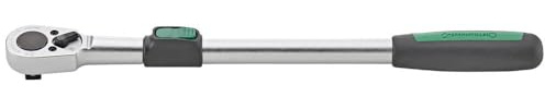 Stahlwille 516 Teleskop-Knarre 1/2 l umschaltbare Ratsche, ausziehbar 410-630 mm l für hohe Drehmomente l Made in Germany
