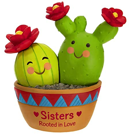 Hallmark Keepsake Adorno de Navidad 2023, arraigado en el Amor, Regalo de Cactus para Hermana