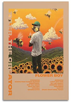 Rudd Tyler The Creator Filmposter, Raumdekoration, ästhetisch, Schlafzimmer, dekorative Poster für Schlafzimmer, 30 x 45 cm, ohne Rahmen