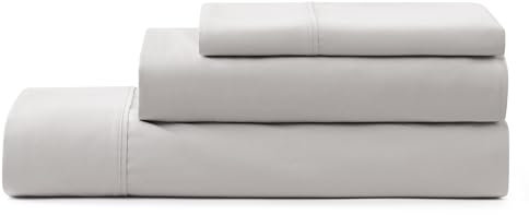 UGG 11793 Alahna Twin Bed Sheets and Pillowcases 3-Piece Set Sleep in Luxury Machine Washable Deep Pockets Wrinkle-Resistant Breathable Cozy Comfort Silky Cooling Sheets, Twin, Stone