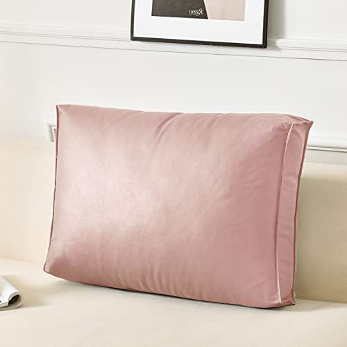 LuminescentDream Kopfende Großes Rückenkissen,Tech-Stoff-Design Bequemes Lesekissen und Rückenteil im Bett,2 in 1 Rückenlehne und Kopfkissen,Rückenkissen für Bett Sofa Couch,Groß Sofakissen
