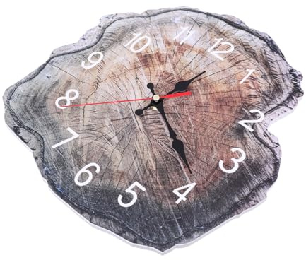 Cabilock Orologi Da Parete Per La Casa Orologio Annuale Stile Semplice Orologio Decorativo in Legno Da Appendere Alla Parete