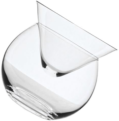 IMIKEYA 1 Satz Dreieckige Glasschale Whiskyglasbecher Dekorativer Futternapf Küchenschüssel Kaviar-server-set Kaviar-servierschüssel Salatbehälter Gekühltes Martini Kühler