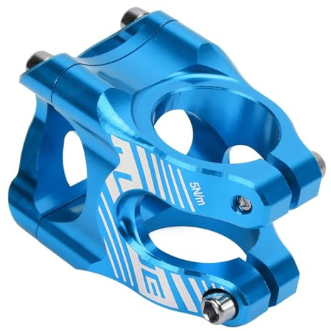 SPYMINNPOO Fahrradlenkervorbau aus CNC-Aluminiumlegierung, 35 mm, Leicht und Hochfest, für Straßen-Mountainbikes, Blau