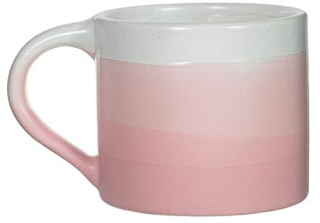 Sass & Belle Pink Marlowe Mug – 260ml Stoneware Coffee Mug, Perfect for Tea or Coffee at Home or Office, Dishwasher & Microwave Safe, Hand-Glazed Pink Cup, Stylish Everyday Gift Idea