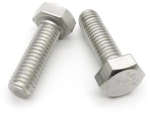 M3 M4 M5 M6 M8 A2-70 304 Edelstahl Metrisches Gewinde DIN933 Außensechskantschraube Außensechskantschraube(1pc M8,70mm)