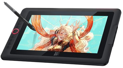 XPPen Artist 13.3 Pro V2 Tablette Graphique Dessin avec Écran Laminé,16K(16384) Niveaux de Pression, Tablette Graphique Portable de 13,3 Pouces, 8 Raccourcis, Compatible avec Windows et macOS