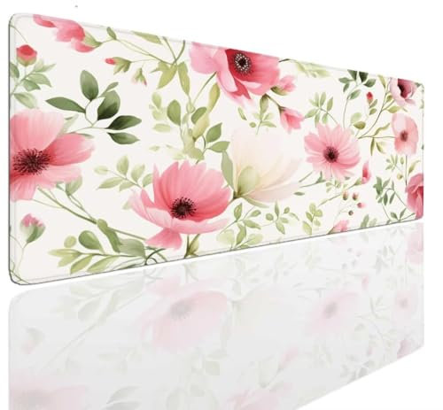 Alfombrilla Ratón Green Art, Mousepad Alfombrilla Raton Gaming XXL 1600x800x4mm Mouse Desk Mat Gamer para Gaming, Tapete Escritorio Mujer Almohadilla Raton, Mouse Pad Base de Goma Antideslizante S-540