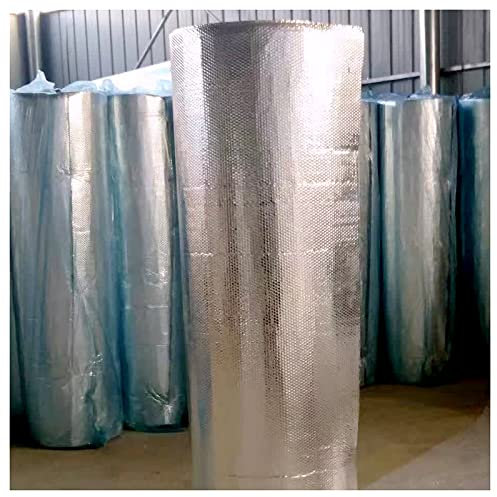 Isolierfolie Dämmfolie Thermofolien-Isolierrolle, Selbstklebende, reflektierende Luftpolsterfolien-Isolierrolle, 4–5 mm Dampfsperre, wasserdichter Isolierschutz für Wand, Dach, Boden, Dachboden