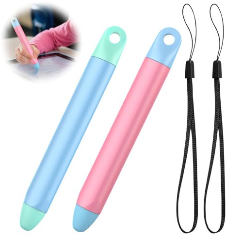 2 Stylets pour Enfants pour Écran Tactile, Stylet Capacitif pour Tablette Smartphone Appareil Éducatif, Crayon Tactile pour Kids Tablette Dessin Écriture Apprentissage