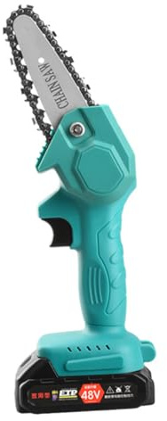 Toddmomy Mini Motosierra Eléctrica De Batería Para Carpintería y Jardinería Diseño Mano Mango Cómodo