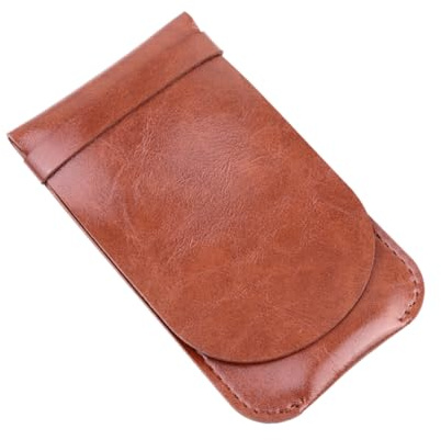 Gogogmee Leder Stifteetui Für Mehrere Stifte Vintage Handgefertigt Pen Case Schutzhülle Für Büro Schule Schreibwaren Organizer Kaffeebraun