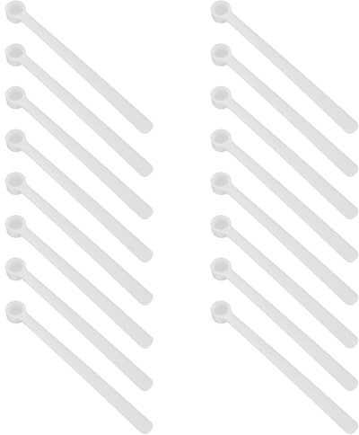 NIYANGLE 100 mini dosatori in per latte, cucchiaino da 0,25 ml, misurino con manico lungo per caffè, tè, zucchero e latte artificiale.