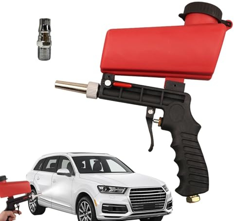 Máquina de Granallado de | Equipo de Granallado Portátil | Máquina de Chorreado a Alta Presión,Para Muebles Industria Automotriz Metalurgia Carpintería Taller Garaje Doméstico