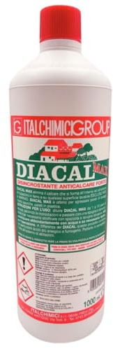 Diacal Max Disincrostante Anticalcare Forte 1L - Detergente Multiuso Rimuove Calcare e Incrostazioni, Sgrassatore Potente per Bagno, Cucina e Superfici Lavabili