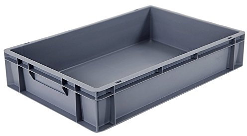 Bac gerbable - 600x400x120 mm 21L gris norme Europe - 5063088