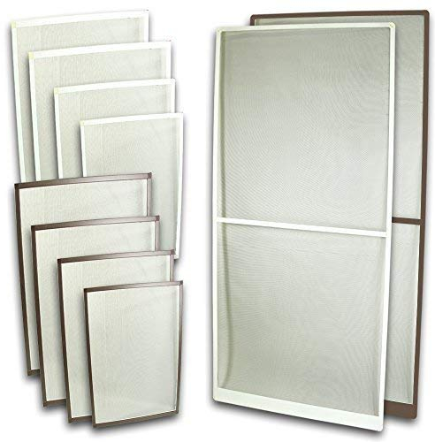 Fliegennetz Tür Aluminium Rahmen Weiss Größe 100cm*210cm Fliegengitter Insektenschutz Gitter Fiberglas