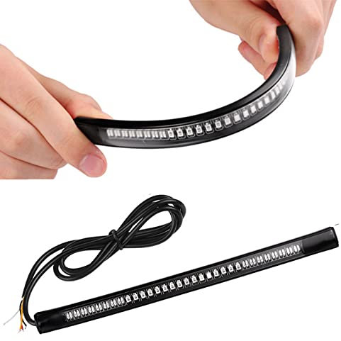 rackbone Zhuotop – Striscia di 48 LED flessibile e universale per luci di stop/frecce posteriori