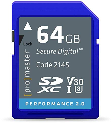 ProMaster SDXC 64GB Performance 2.0, Memory Card, (Model 2145)