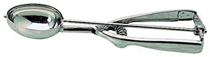 PEGANE Cuillère à Glace Ovale avec Pince INOX 1/25 - L62 x l48 mm