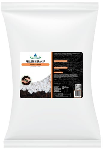 acquaverde | Perlite Espansa, Roccia Vulcanica Ideale per Miscela e Aerazione del Terriccio, Taleggio, Pacciamatura, Decorazione e Coltivazione di Piante in Vaso - 10 Litri