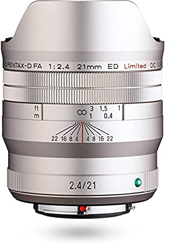 HD PENTAX-D FA 21mmF2.4ED Limited DC WR Silver ultra-wide-angle prime lens [For use with full frame DSLR ] [Machined aluminium lens barrel]