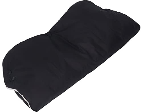 SPYMINNPOO Kinderwagen-Handmuff, H?lt Warm, Dicker, Winddicht, Wasserdicht, Kinderwagen-, Kinderwagen, Warme Muffs, Kinderwagen- f¨¹r den Au?enbereich (Schwarz)