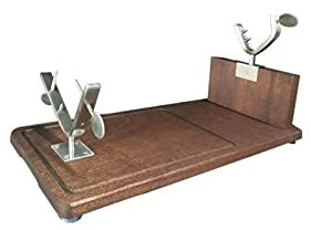Ham Holder Spanish Ham Special Rack Wood Ham Knife Stainless Steel Accessories Rectangular Ham Rack Ham Stand (Color : D)