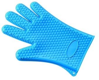 AOGATO presine da Cucina Guanti in Gel di Silice Non Slip Guanti in Forno A Microonde-c